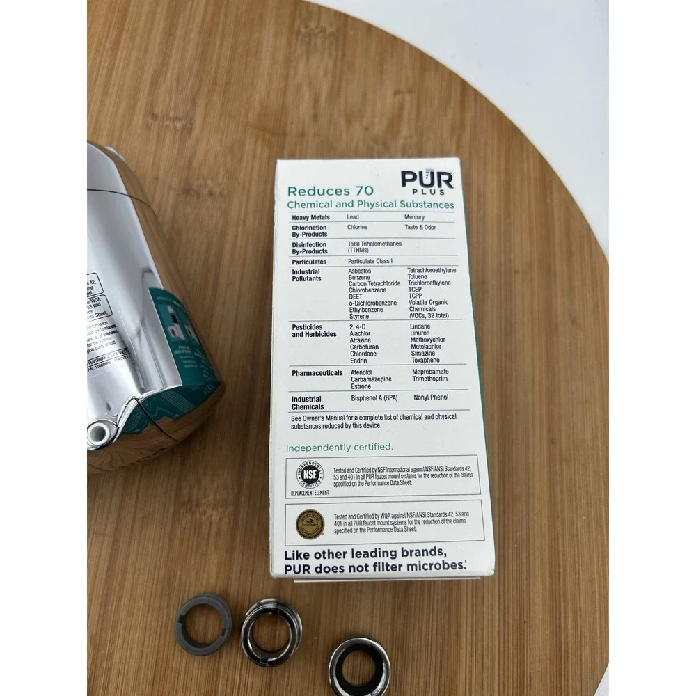 PUR Filtration PLUS‎ Faucet Mount Water Purifier Filter System PFM400H Chrome